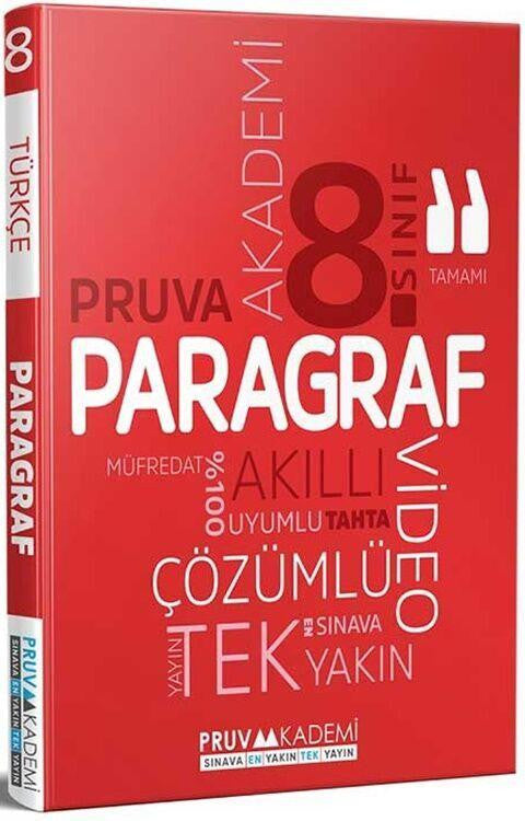 8. Sınıf Paragraf Soru Bankası Pruva Akademi - Kolektif kitap kapağı