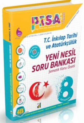 8. Sınıf Pisa Yeni Nesil T.C İnkılap Tarihi Ve Atatürkçülük Soru Bankası - Kolektif kitap kapağı