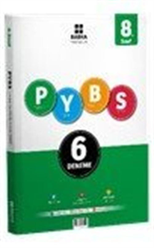 8. Sınıf PYBS Devlet Yatılılık ve Bursluluk Sınavı 6 Deneme kitap kapağı