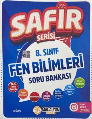 Madalyon Yayınları 8. Sınıf Safir Fen Bilimleri Soru Bankası - Kolektif kitap kapağı