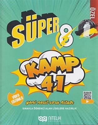 8. Sınıf Süper Kamp 41 Yeni Nesil Soru Kitabı - Kolektif kitap kapağı