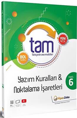 8. Sınıf TAM Türkçe 6 - Yazım Kuralları ve Noktalama İşaretleri - Hasan Aksoy kitap kapağı