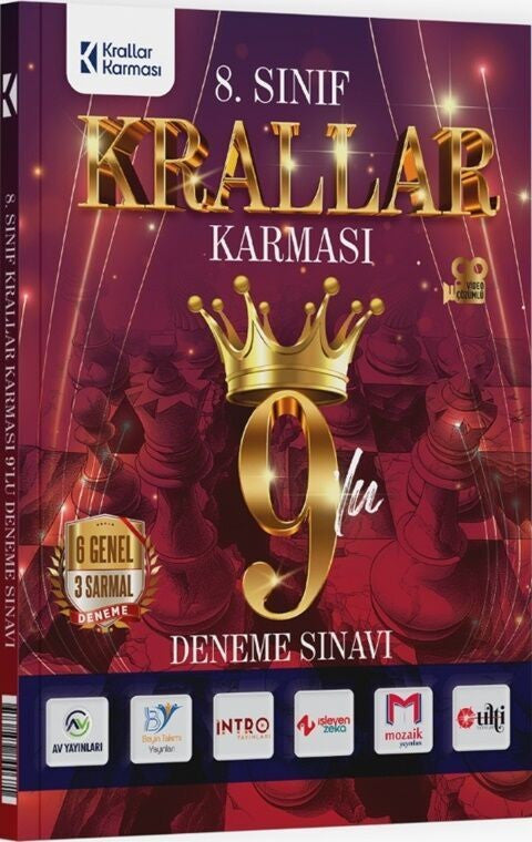8. Sınıf Tüm Dersler 9 lu Deneme Krallar Karması - Kolektif kitap kapağı