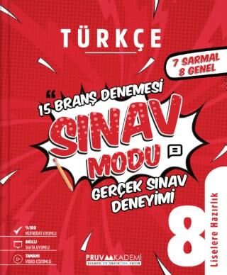 8 Sınıf Türkçe Branş Denemesi Sınav Modu Lgs - Kolektif kitap kapağı