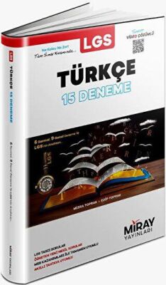 8. Sınıf Türkçe 15 Deneme - Kolektif kitap kapağı