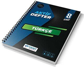 8. Sınıf Türkçe Aktif Defter - Kolektif kitap kapağı