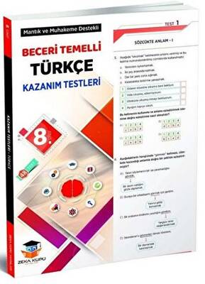 8. Sınıf Beceri Temelli Türkçe Kazanım Testleri - Kolektif kitap kapağı