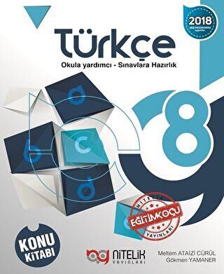 8. Sınıf Türkçe Konu Kitabı - Meltem Ataizi Cürül kitap kapağı