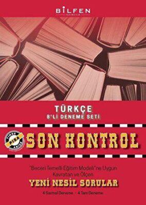 8. Sınıf Türkçe Son Kontrol 8 li Deneme Seti - Kolektif kitap kapağı