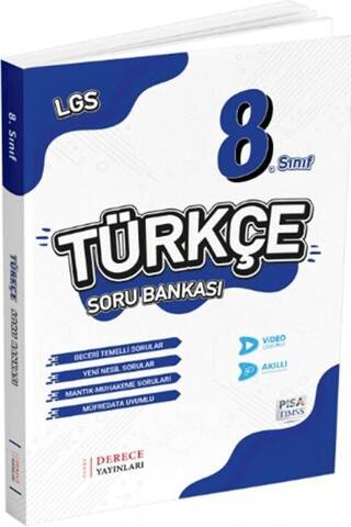 Derece Yayınları - Bayilik 8. Sınıf Türkçe Soru Bankası - Kolektif kitap kapağı