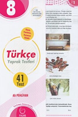 8. Sınıf Türkçe Yaprak Testleri - Kolektif kitap kapağı