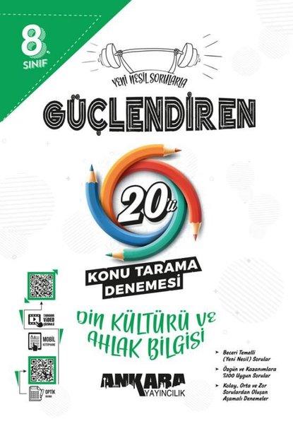 8. Sınıf Din Kültürü ve Ahlak Bilgisi Güçlendiren 20'li Konu Tarama Denemesi