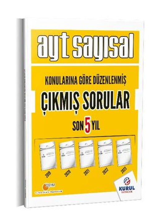 AYT Sayısal Konularına Göre Düzenlenmiş Son 5 Yıl çıkmış Sorular