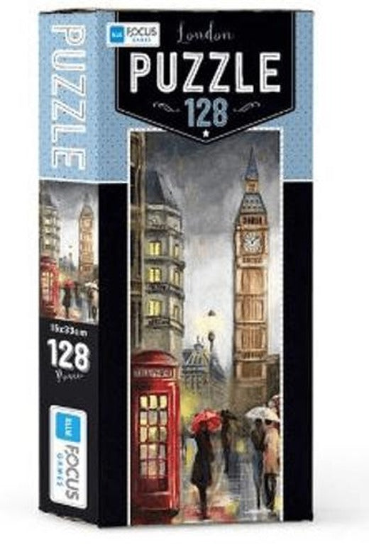 Blue Focus London 128 Parça Puzzle | Blue Focus Yayınları
