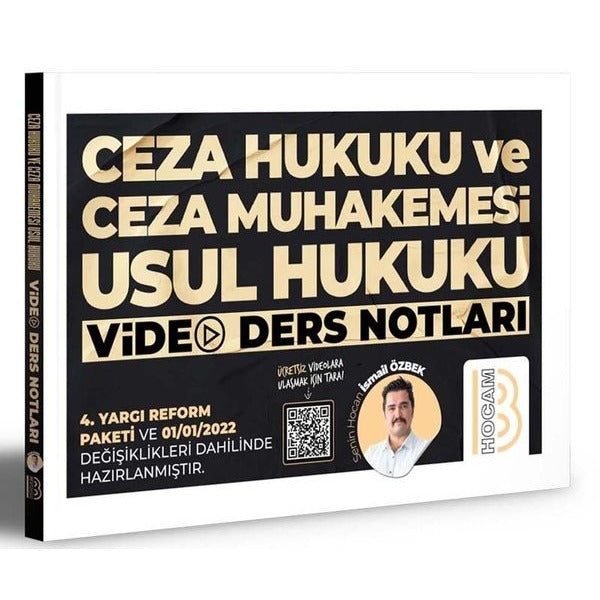 KPSS A Grubu Ceza Hukuku ve Ceza Muhakemesi Usul Hukuku Video Ders Notları | Benim Hocam Yayınları (İnce Kapak)