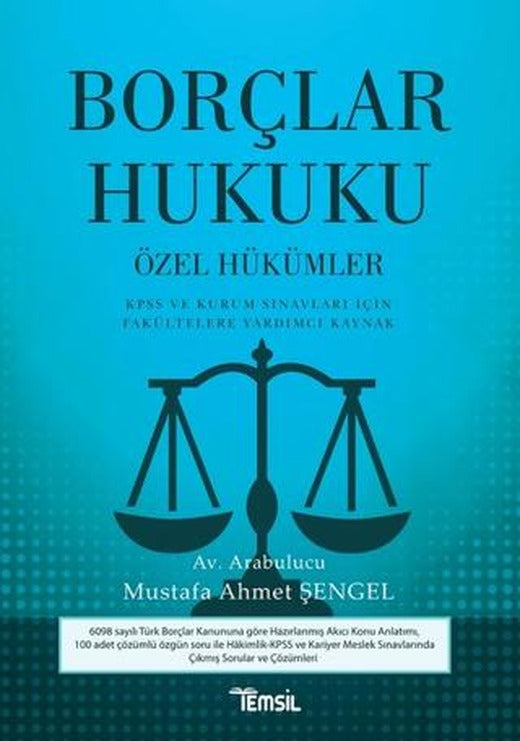 Borçlar Hukuku - Özel Hükümler | Temsil Kitap (Ciltsiz)