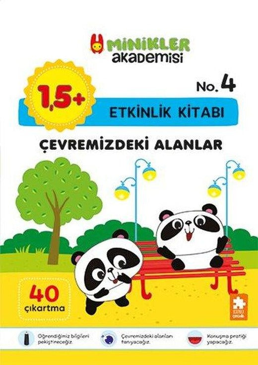 Çevremizdeki Alanlar Etkinlik Kitabı - Minikler Akademisi | Eksik Parça Yayınları (İnce Kapak)