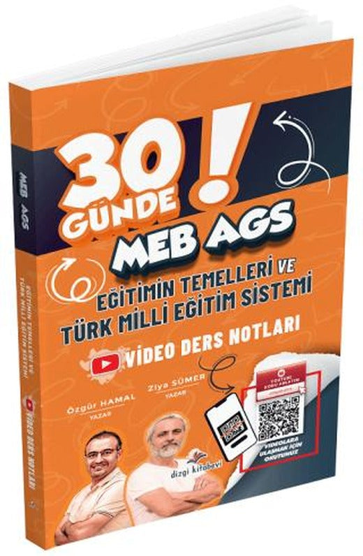 2026 MEB-AGS 30 Günde Eğitimin Temelleri ve Türk Milli Eğitim Sistemi Video Ders Notları | Dizgi Kitap (Ciltsiz)