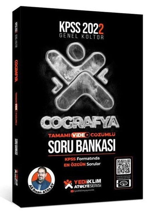 2022 KPSS Genel Kültür Atölye Serisi Coğrafya Tamamı Video Çözümlü Soru Bankası | Yediiklim Yayınları (İnce Kapak)