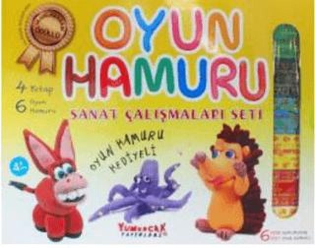 Oyun Hamuru Sanat Çalışmaları Seti | Yumurcak Yayınları (Ciltsiz)