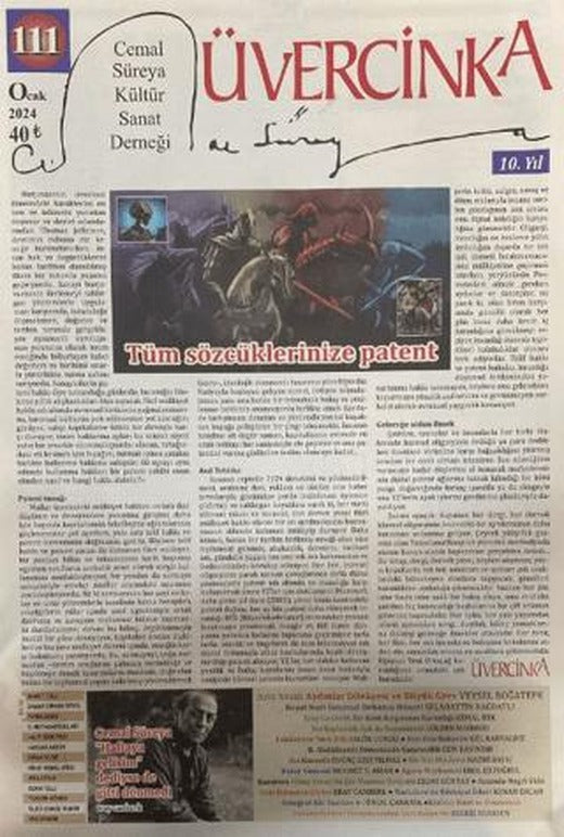 Üvercinka Dergisi Sayı: 111 Ocak 2024 | Üvercinka Dergisi (Ciltsiz)