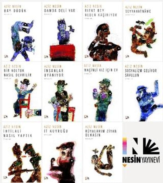 Aziz Nesin Öyküleri Seti-II: 11 Kitap | Nesin Yayınevi (Ciltsiz)