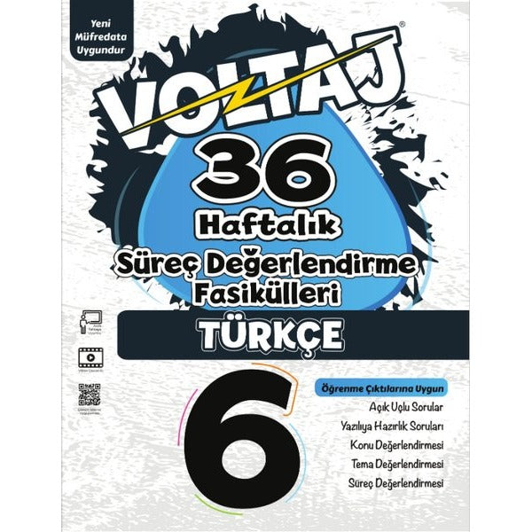 6.Sınıf Türkçe Voltaj LGS Süreç Takip Denemeleri | Berkay Yayıncılık (İnce Kapak)