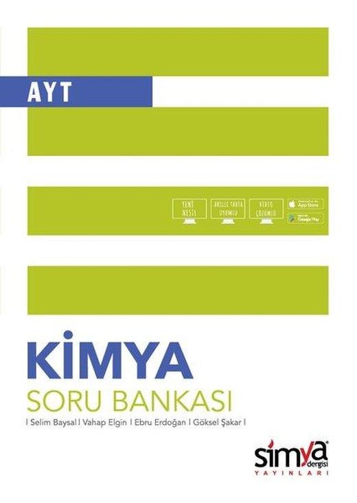 12. Sınıf Kimya AYT Soru Bankası | Simya Dergisi Yayınları (İnce Kapak)