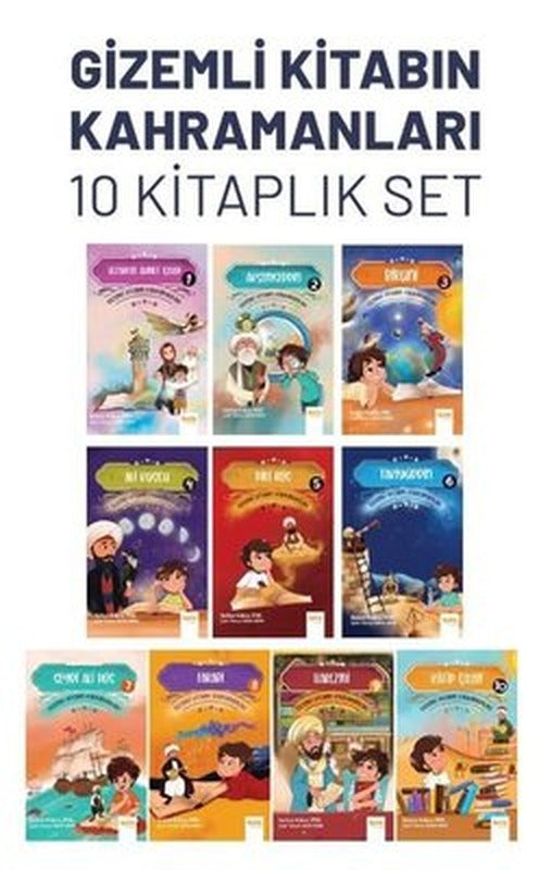 Gizemli Kitabın Kahramanları Seti - 10 Kitap Takım | Çelik Yayınevi (İnce Kapak)