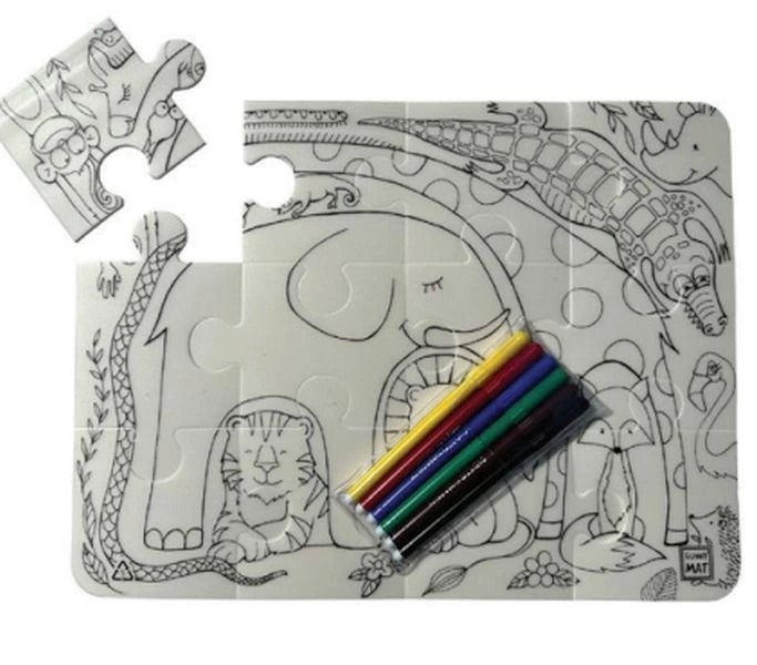 Funny Mat Washable Puzzle - Sevimli Dostlar | Akademi Çocuk