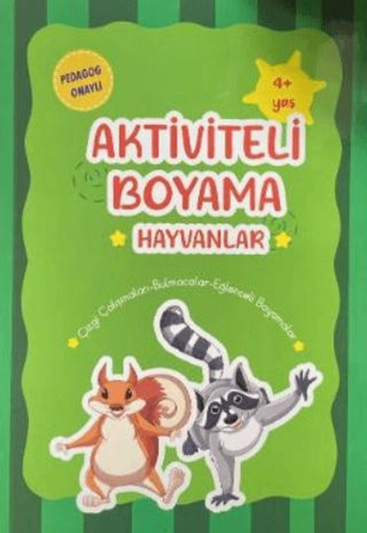 Aktiviteli Boyama Hayvanlar | Kids Mode (Ciltsiz)