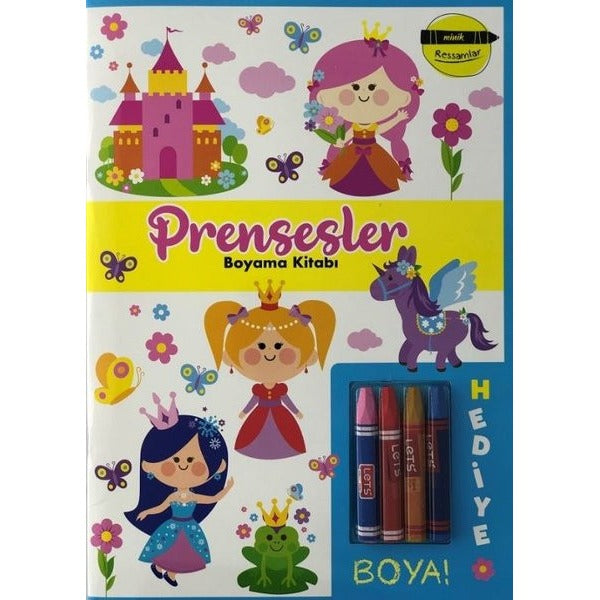 Minik Ressamlar - Prensesler Boyama Kitabı | Doğan ve Egmont Yayıncılık