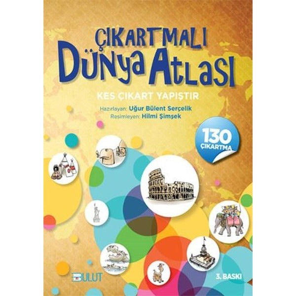 Çıkartmalı Dünya Atlası | Bulut Yayınları