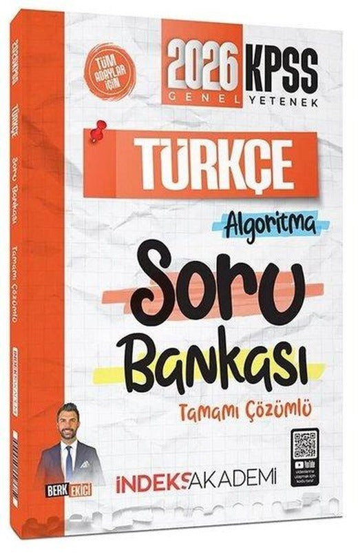 2026 KPSS Türkçe Algoritma Soru Bankası Çözümlü | İndeks Akademi (İnce Kapak)