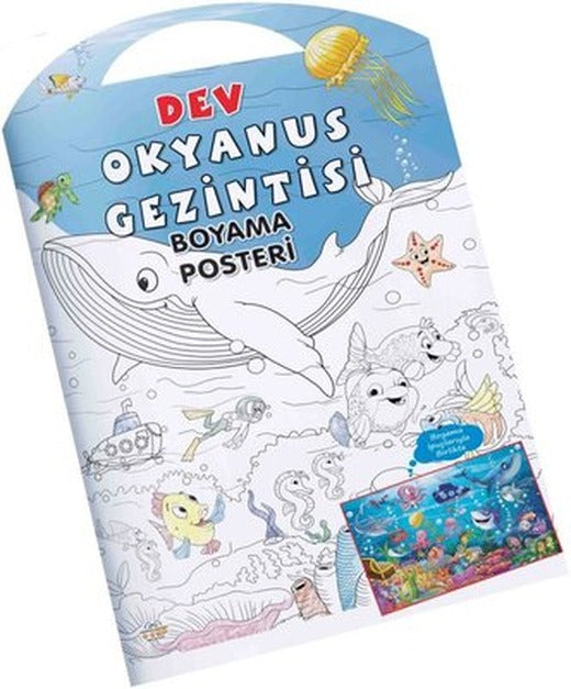 Dev Okyanus Gezintisi - Boyama Posteri | 0-6 Yaş Yayınları