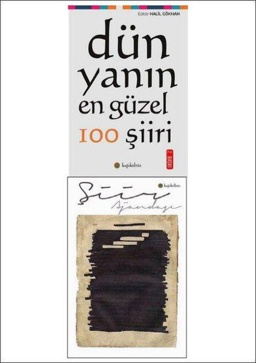 Dünyanın En Güzel 100 Şiiri ve Şiir Ajandası Seti - 2 Kitap Takım | Kafe Kültür Yayıncılık (İnce Kapak)