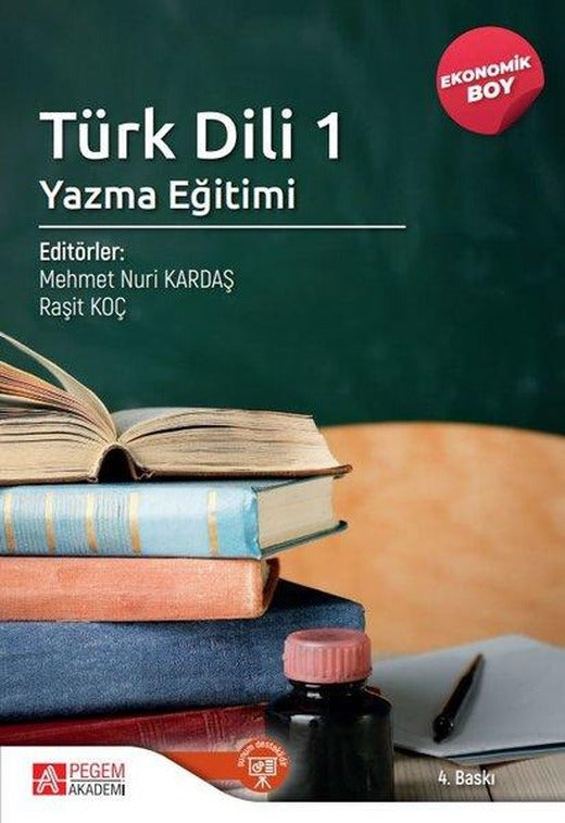 Türk Dili 1 Yazma Eğitimi - Ekonomik Boy | Pegem Akademi Yayıncılık (İnce Kapak)