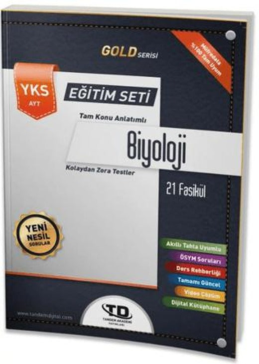 AYT Gold Serisi Biyoloji 21 Fasikül Eğitim Seti