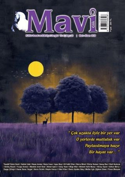 Mavi Gök Kültür Sanat Edebiyat Dergisi Sayı: 24 Mart - Nisan 2025 | Mavi Gök Dergisi Yayınları (Ciltsiz)