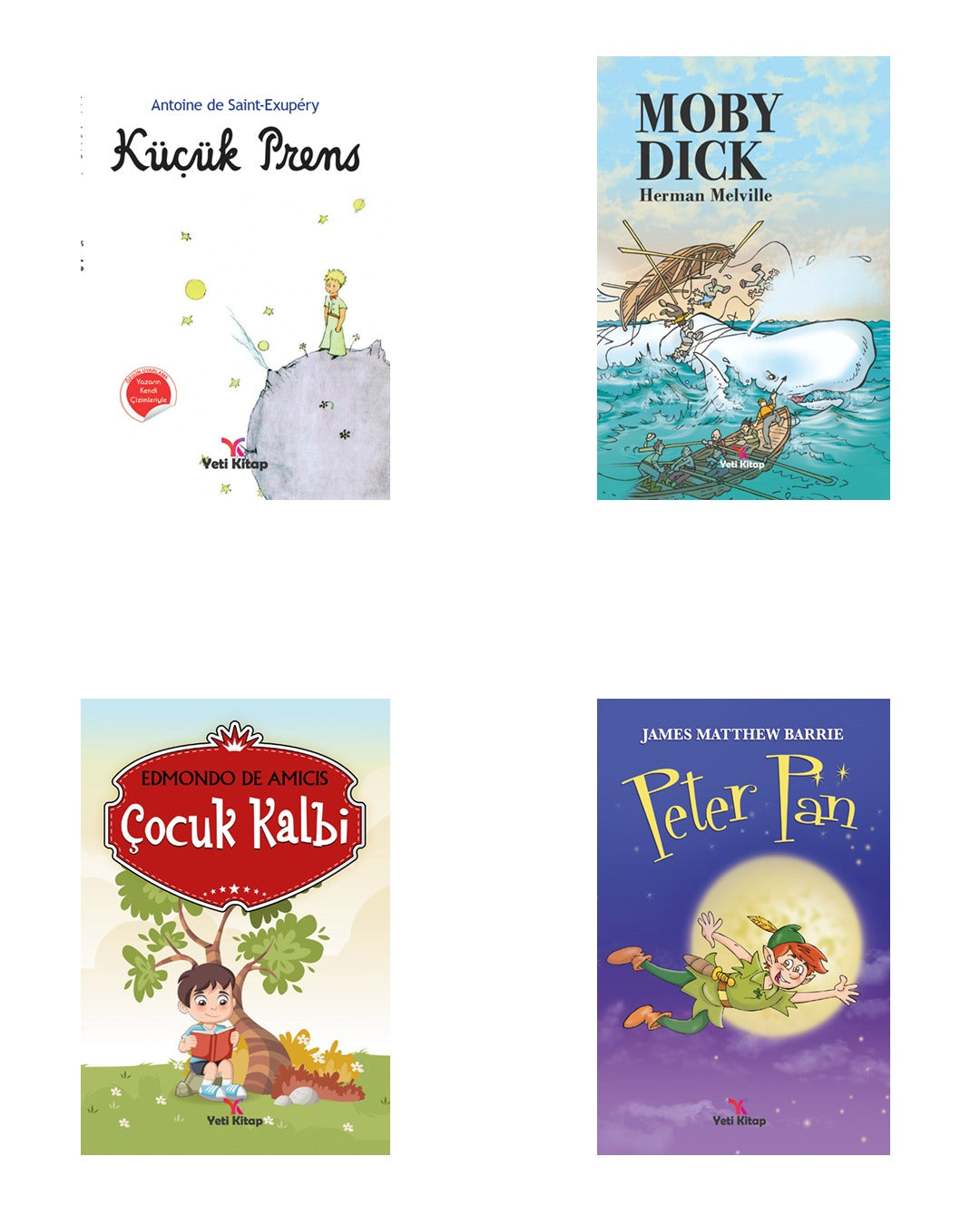 4. Sınıf Çocuk Edebiyatı Seti (4 Kitap) | Yeti Kitap (Ciltsiz)