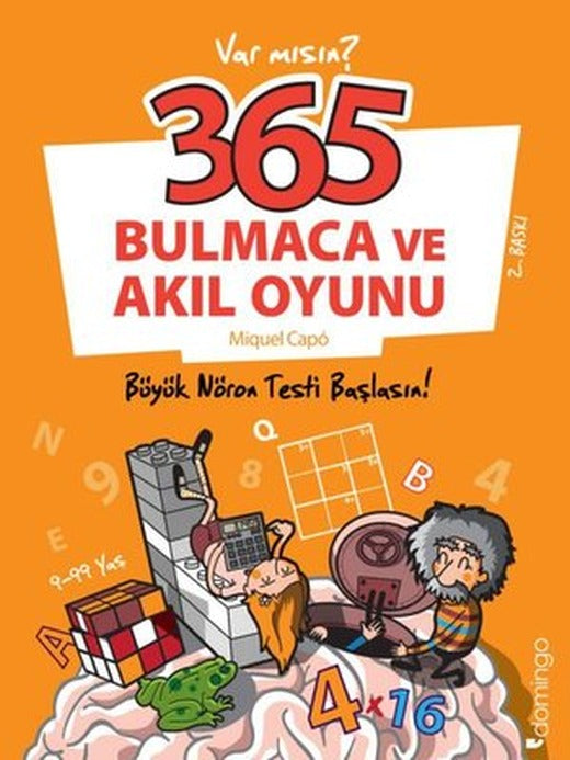 Var mısın? 365 Bulmaca ve Akıl Oyunu-Büyük Nöron Testi Başlasın! | Domingo Yayınevi