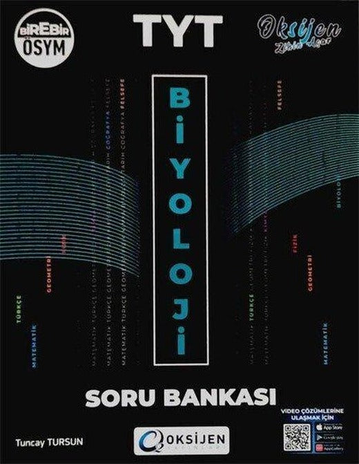TYT Biyoloji Soru Bankası | Oksijen Yayınları - Eğitim (İnce Kapak)