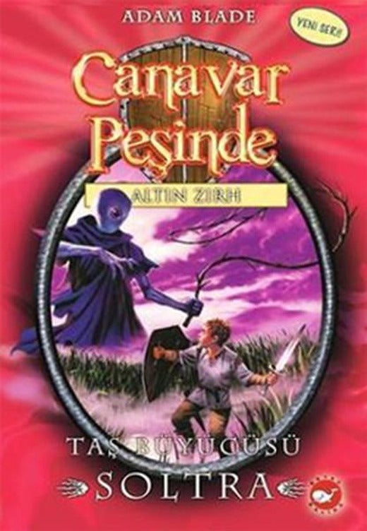 Canavar Peşinde 9 - Taş Büyücüsü Soltra | Beyaz Balina Yayınları (İnce Kapak)