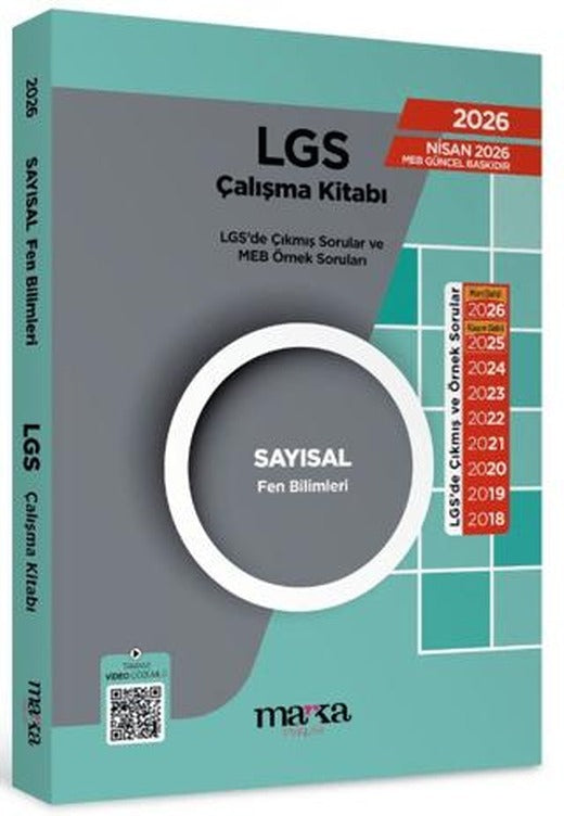LGS Sayısal Fen Bilimleri Çıkmış ve Örnek Sorular | Marka Yayınları (Ciltsiz)