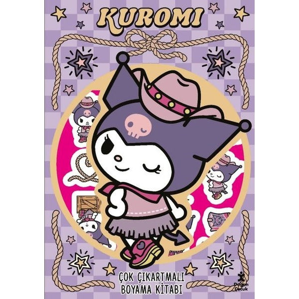 Kuromi - Zıpır Boyama Kitabı | Doğan Çocuk (İnce Kapak)