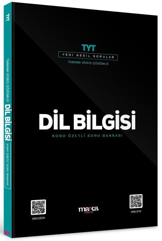 2025 TYT Dil Bilgisi Konu Özetli Yeni Nesil Soru Bankası Tamamı Video Çözümlü | Marka Yayınları (İnce Kapak)