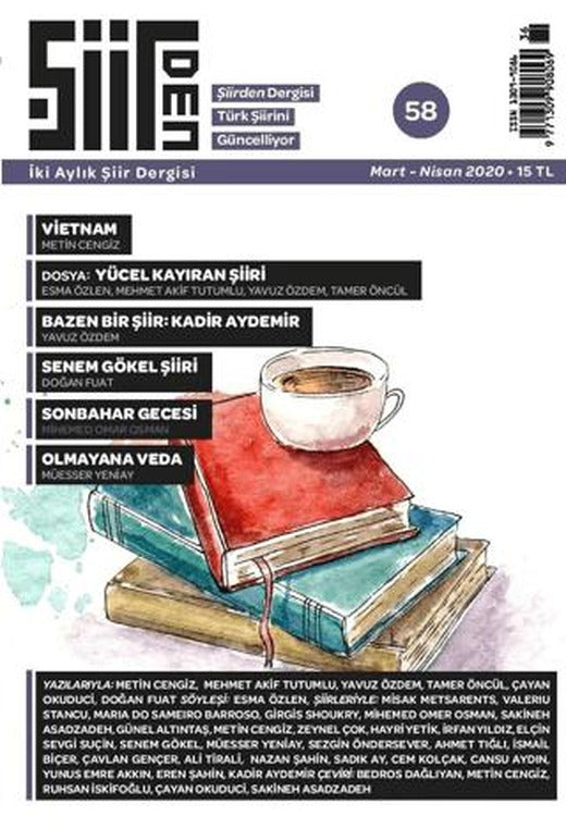 Şiirden İki Aylık Şiir Dergisi Sayı: 58 Mart-Nisan 2020 | Şiirden Yayıncılık (Ciltsiz)
