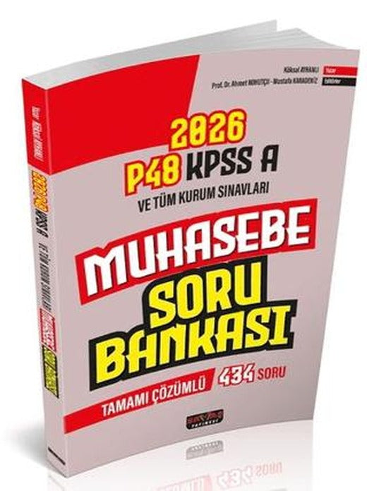 KPSS A Grubu Muhasebe Soru Bankası | Savaş Yayınevi (Ciltsiz)