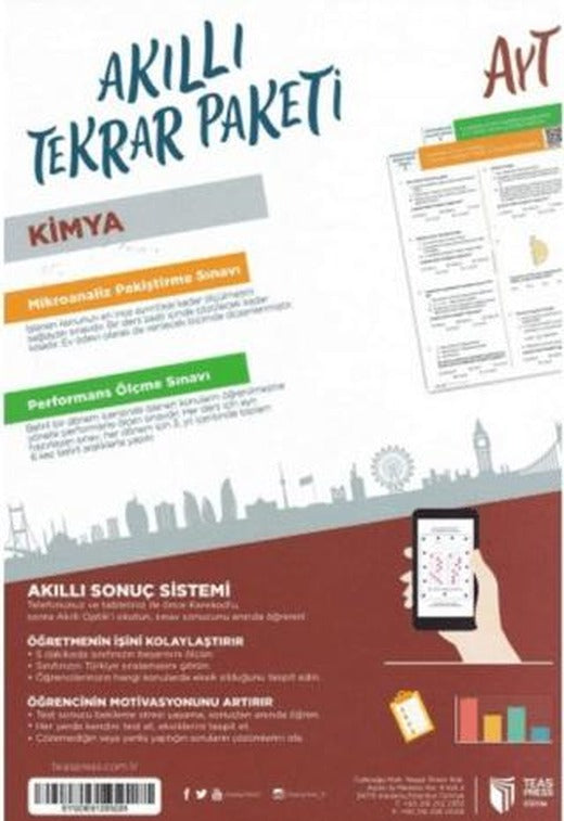 AYT Kimya Akıllı Tekrar Paketleri | Teas Press (Ciltsiz)