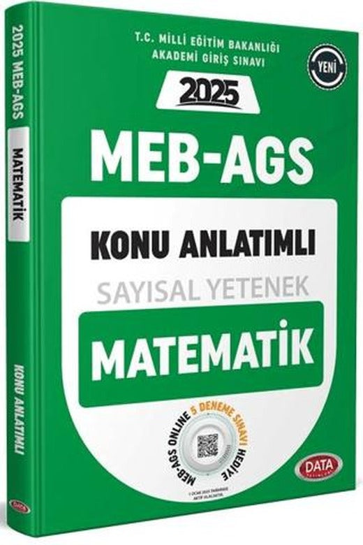 MEB AGS Sayısal Yetenek Matematik Konu Anlatımlı | Data Yayınları (Ciltsiz)